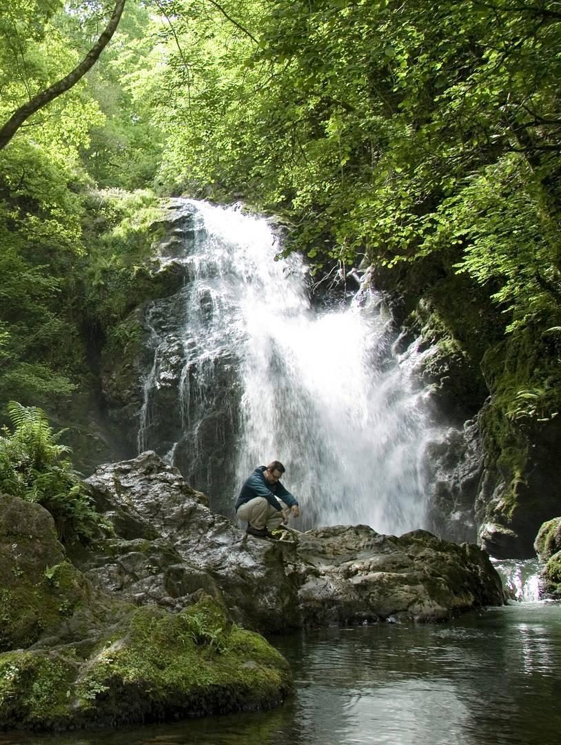 Cascada de Xorroxin en el Valle del Baztán